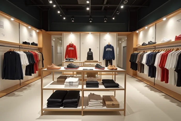Présentation de la collection Adivak 2026 dans un concept store moderne, illustrant les nouvelles tendances et innovations de la marque